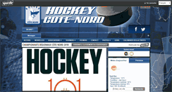 Desktop Screenshot of hockeycotenord.com